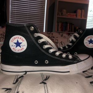 Black Hi-Top Converse